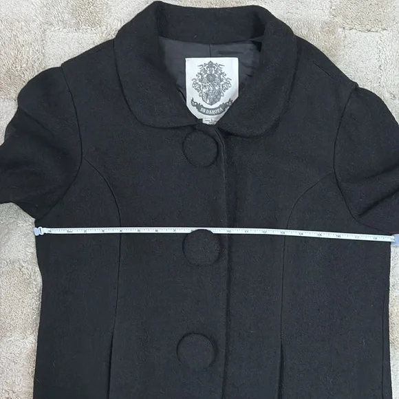 Vintage style black coat - Picture 9 of 11